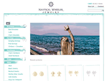 Tablet Screenshot of nauticalwheelerjewelry.com